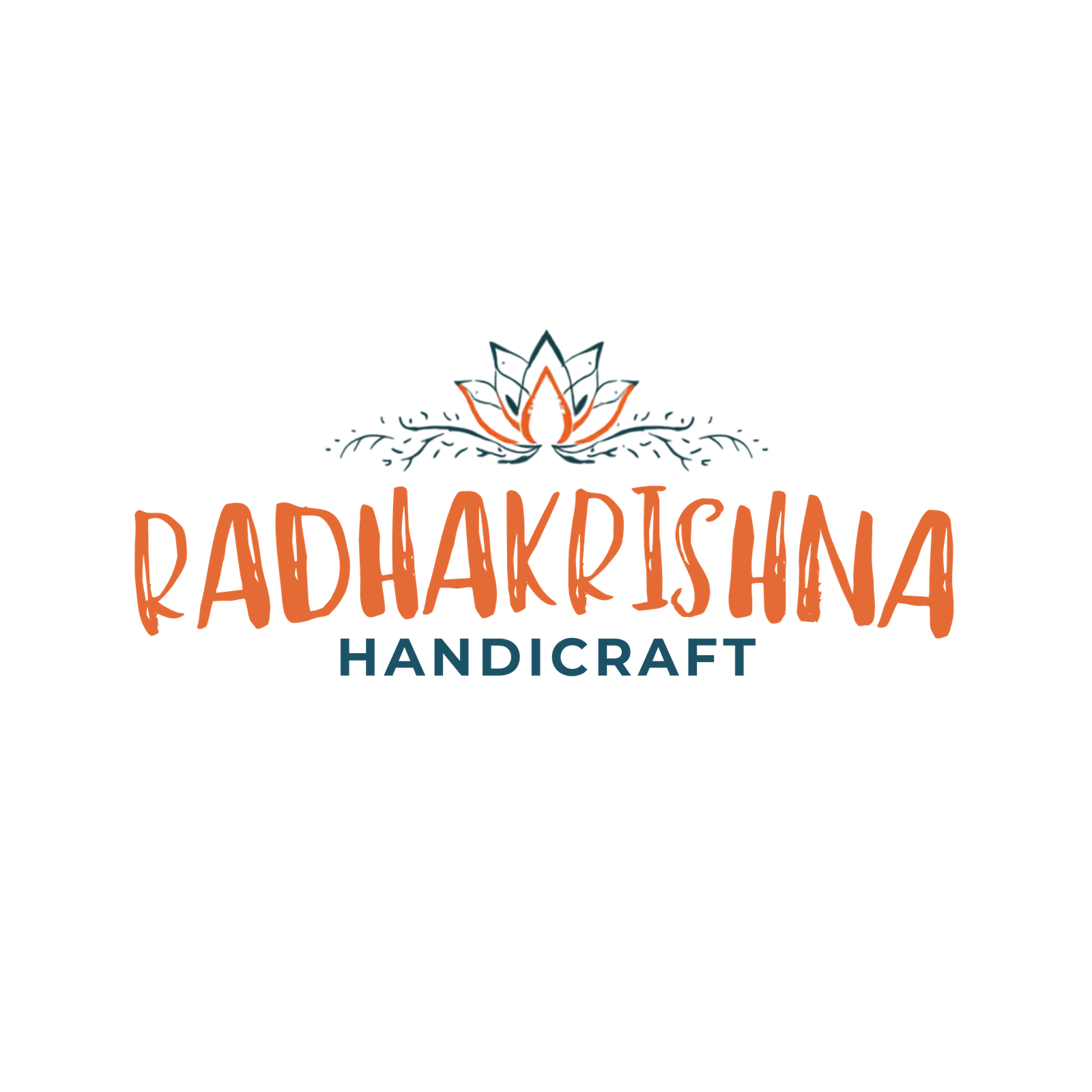 yellow indian handicraft logo